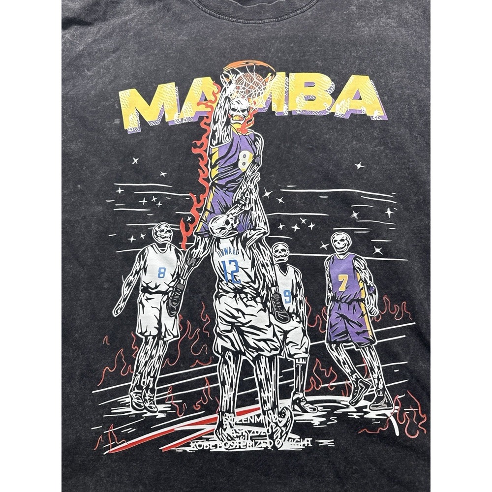 Y2K Style‎ Mamba Skeleton Basketball Graphic Size Small - Picture 3 of 8